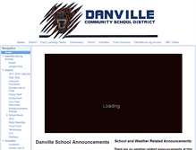 Tablet Screenshot of danvillecsd.org
